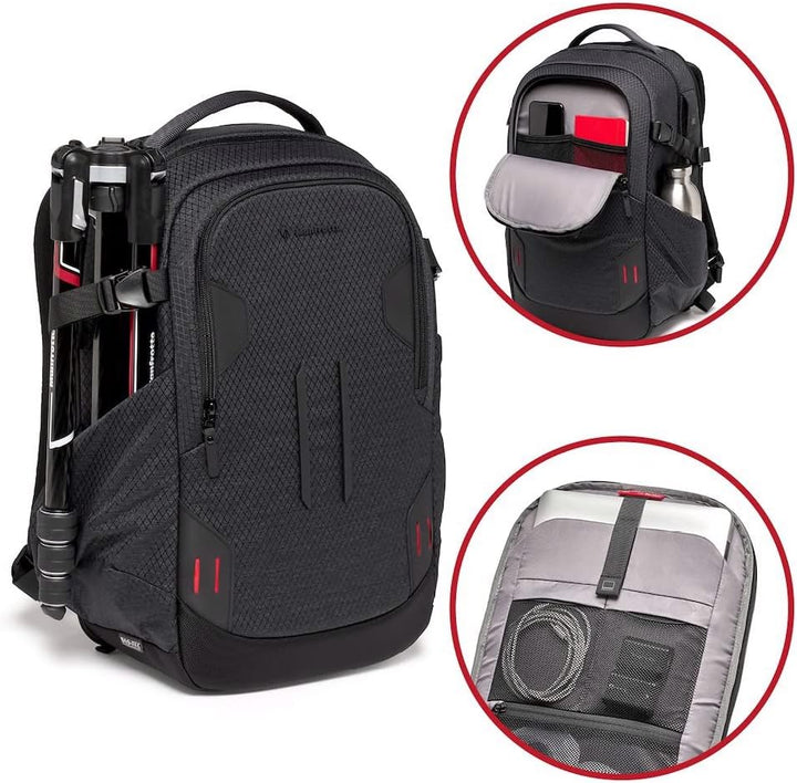 Manfrotto PRO Light Flexloader L, Profi-Rucksack für Kameras, Erweiterbare Tasche für 3-Achsen-Gimba