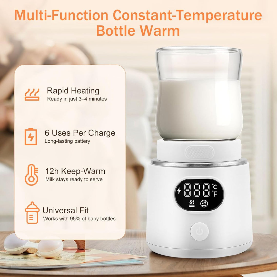 Bottle Warmer, Portable, Quick Bottle Warmer with USB Cable, Milk Warmer, Baby Portable, Bottle Warm