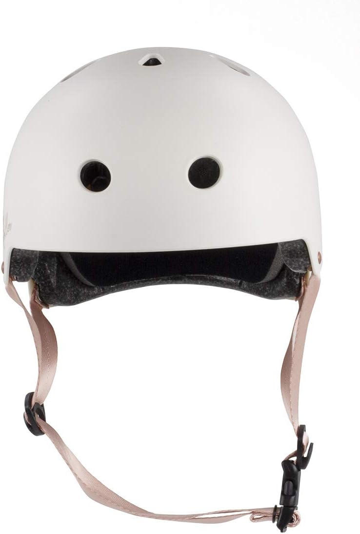 Rio Roller Rose Helmet Skateboard-Helm, Unisex, für Erwachsene 49-52 cm Negro (Cream), 49-52 cm Negr