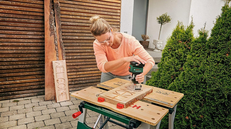 Bosch 6tlg. Hartmetall Fräser Set (für Holz, Ø-Schaft 1/4", Zubehör Oberfräse) 1/4"-Schaft 6 tlg., 1