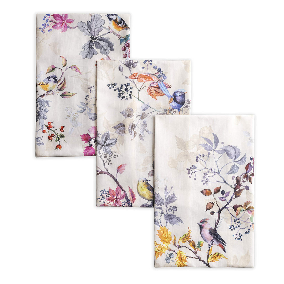 Maison d'Hermine Küchenhandtücher 3er-Set 100% Baumwolle 70 cm x 50 cm Wiederverwendbare Geschirrtüc