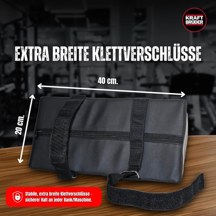 KraftPad PRO – Universal Gym Upgrade Pad mit Klettverschluss | Mehr Range of Motion & Komfort | Zusa