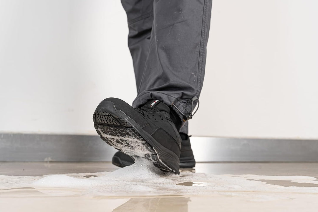 LARNMERN Kochschuhe Herren Damen rutschfeste Küchen Arbeitsschuhe Wasserfeste Koch Schuhe Männer Fra