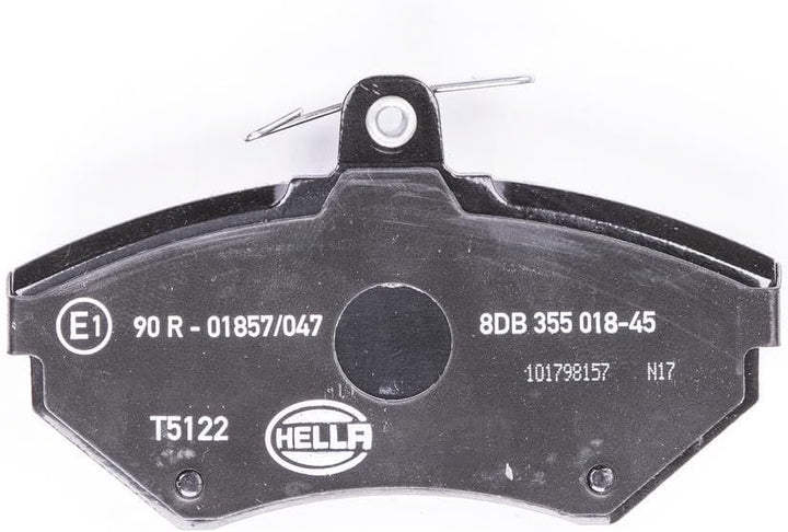 HELLA PAGID 8DB 355 018-451 Bremsbelagsatz - T5122 - Dicke/Stärke: 19.6mm - Bremssystem: Lucas - mit