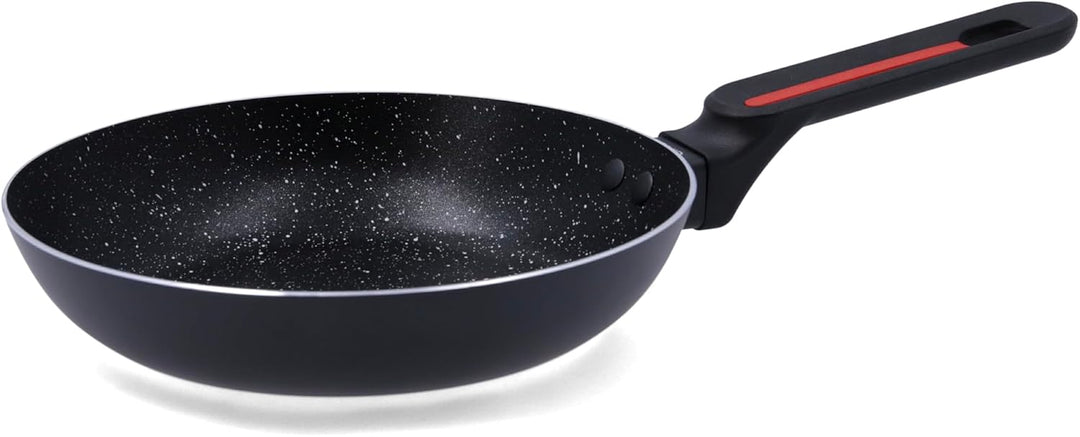 QUID TENTACION - Set mit 2 Pfannen aus gepresstem Aluminium, 20 cm - 24 cm estandar Schwarz, estanda