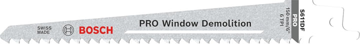 Bosch Accessories Bosch Professional 100 Stück Säbelsägeblatt S611DF Heavy for Wood and Metal (Länge