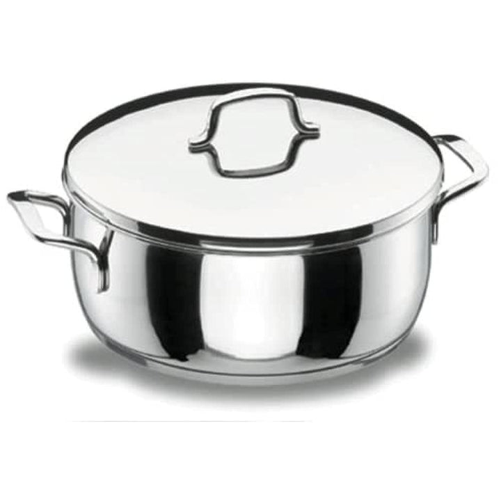 Lacor 90022 Bratentopf mit Deckel 22 cm Gourmet 22 CMS, 22 CMS