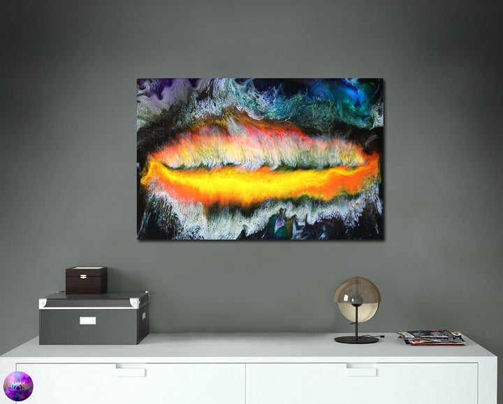 Gemälde Abstrakte Malerei Original - moderne hochglanz Wandbilder XXL - Resin Art Kunst Bild Harz Un