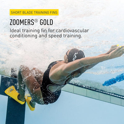 FINIS Zoomers Training Fins M: 5-7/F: 6-8 yellow, M: 5-7/F: 6-8 yellow