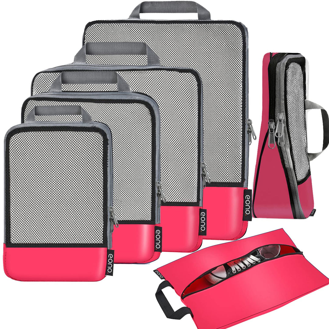 Eono Komprimierbaren Packwürfeln zur Organisation Ihres Reisegepäcks, Compression Packing Cube, Pack