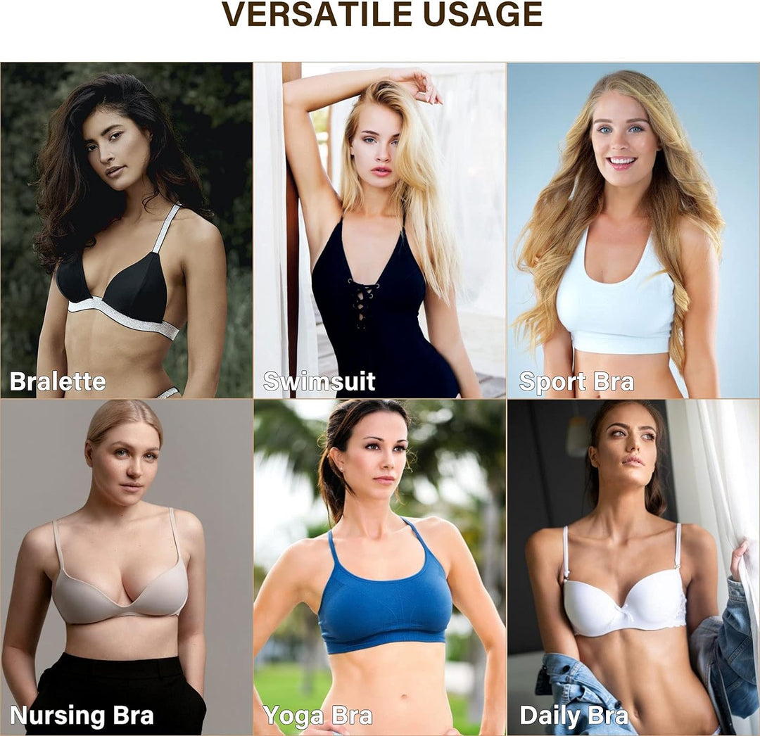 BH-Pads Einlagen 3 Paar - Nimiah Genähte Kanten BH-Einsätze A/B, C/D, D/E Cups | BH-Ersatzpad Beige