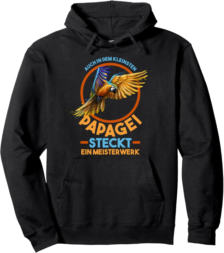 Vogel Papagei Besitzer Papageie Pullover Hoodie