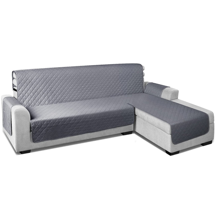 TAOCOCO Chaiselongue Sofabezug L Form, Wasserdichter Stretch Sofa überzug, Sofaschoner rutschfest, M