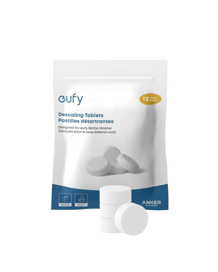 eufy Original Entkalkungstabs für Babyflaschen-Spülmaschine, Jahresvorrat | gegen Kalk- und Minerala