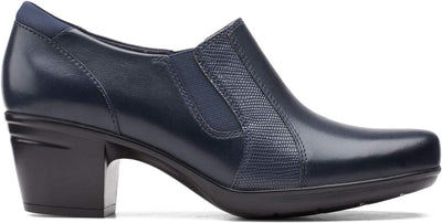 Clarks - Damen Emslie Chelsea Plattformen, 43.5 EU, Navy