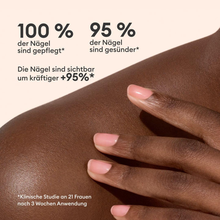 Manucurist Active Glow™ Cranberry Nagellack Schnelltrocknend – Nagelhärter mit Farbe & Korallrotem G