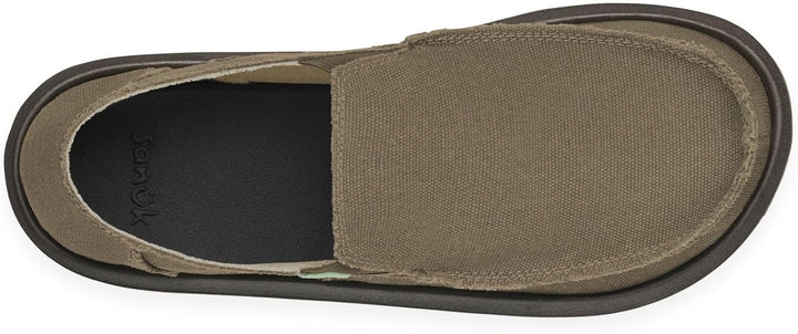 Sanuk Herren Vagabond Slipper 39.5 EU Braun, 39.5 EU Braun