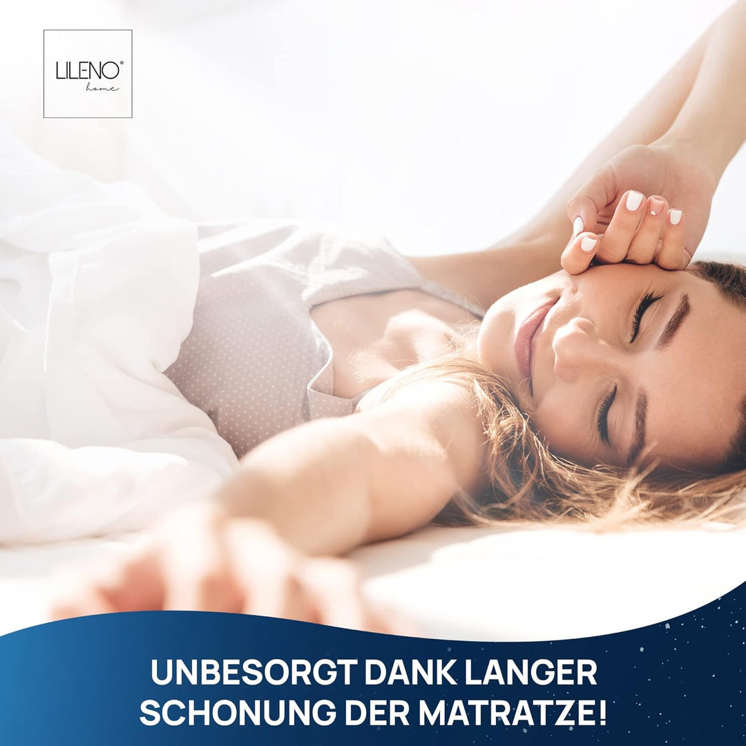 LILENO HOME Matratzenunterlage 90x200 cm - Lattenrost Matratzenschoner mit Noppen - Noppen Antirutsc