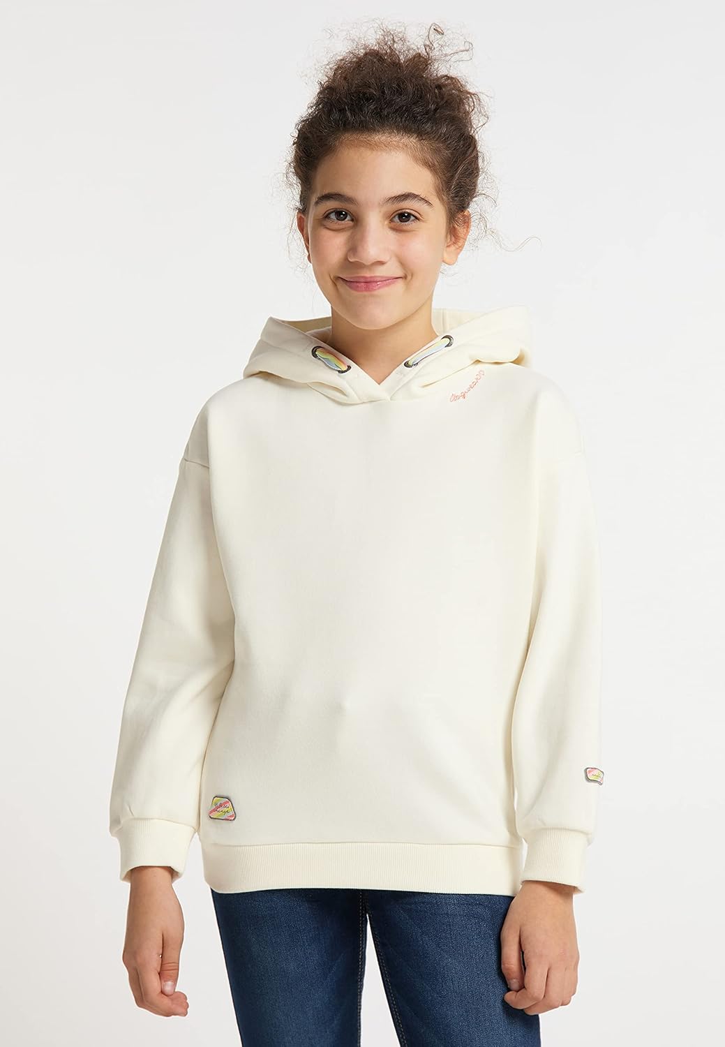 Ragwear ELINKA Mädchen Sweatshirt 122-128 Weiss, 122-128 Weiss