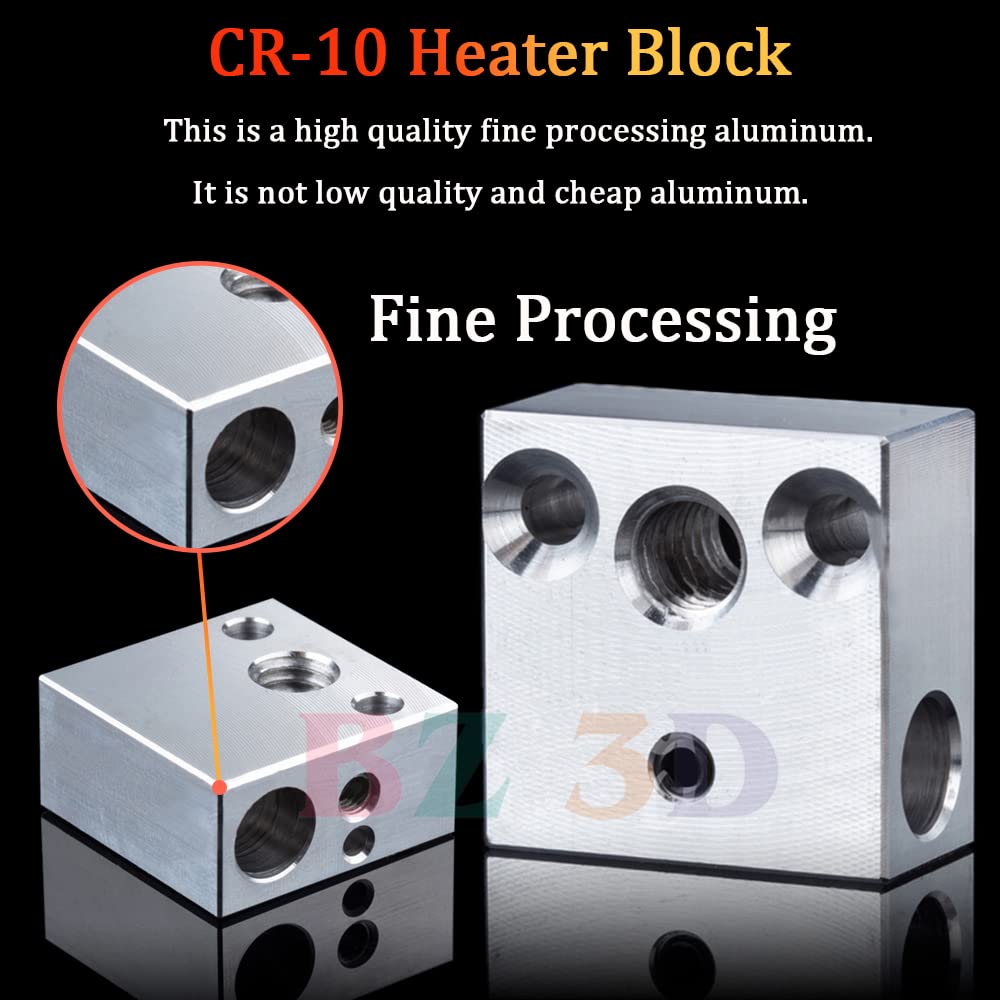 BZ 3D CR-10S Pro All Metal Hotend,Präzisions Hotend Upgrade Kit,Heatbreak aus Titanlegierung,MK8 Mes