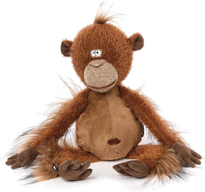 SIGIKID 38741 Mon Key Beasts Town Kinder und Erwachsene Kuscheltier empfohlen ab 3 Jahren braun, 14