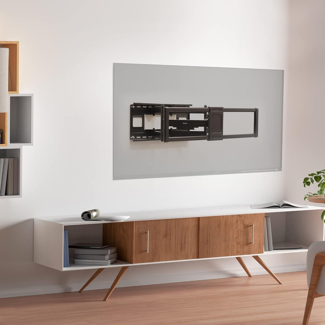 VIVO Robuste, extragrosse, schwenkbare TV-Wandhalterung mit Gelenkarm für 60 bis 120 Zoll LCD, LED,