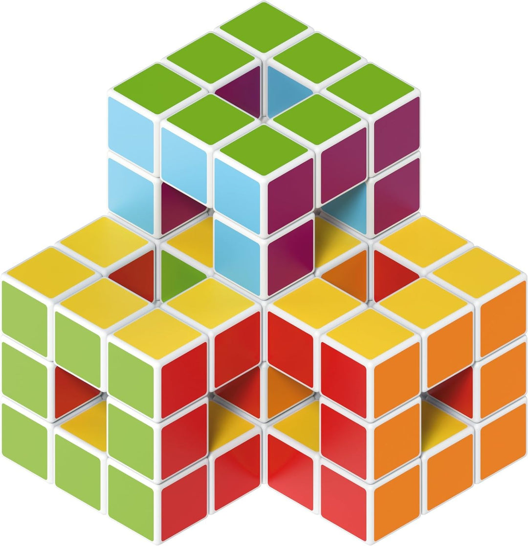 GEOMAG - MAGICUBE 64 Stück - Magnetische Bausteine zum Zusammenbauen - Für Kinder ab 1 Jahr - 6 Farb