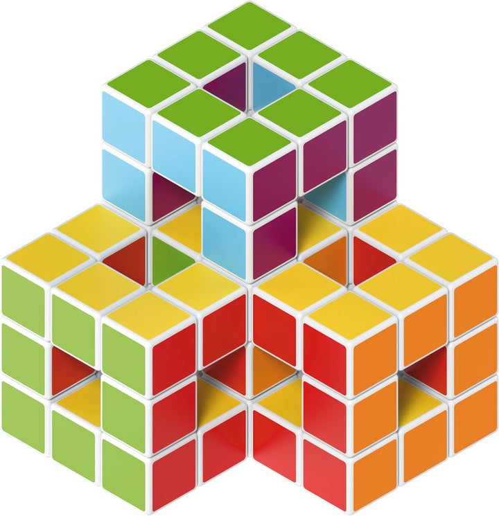 GEOMAG - MAGICUBE 64 Stück - Magnetische Bausteine zum Zusammenbauen - Für Kinder ab 1 Jahr - 6 Farb