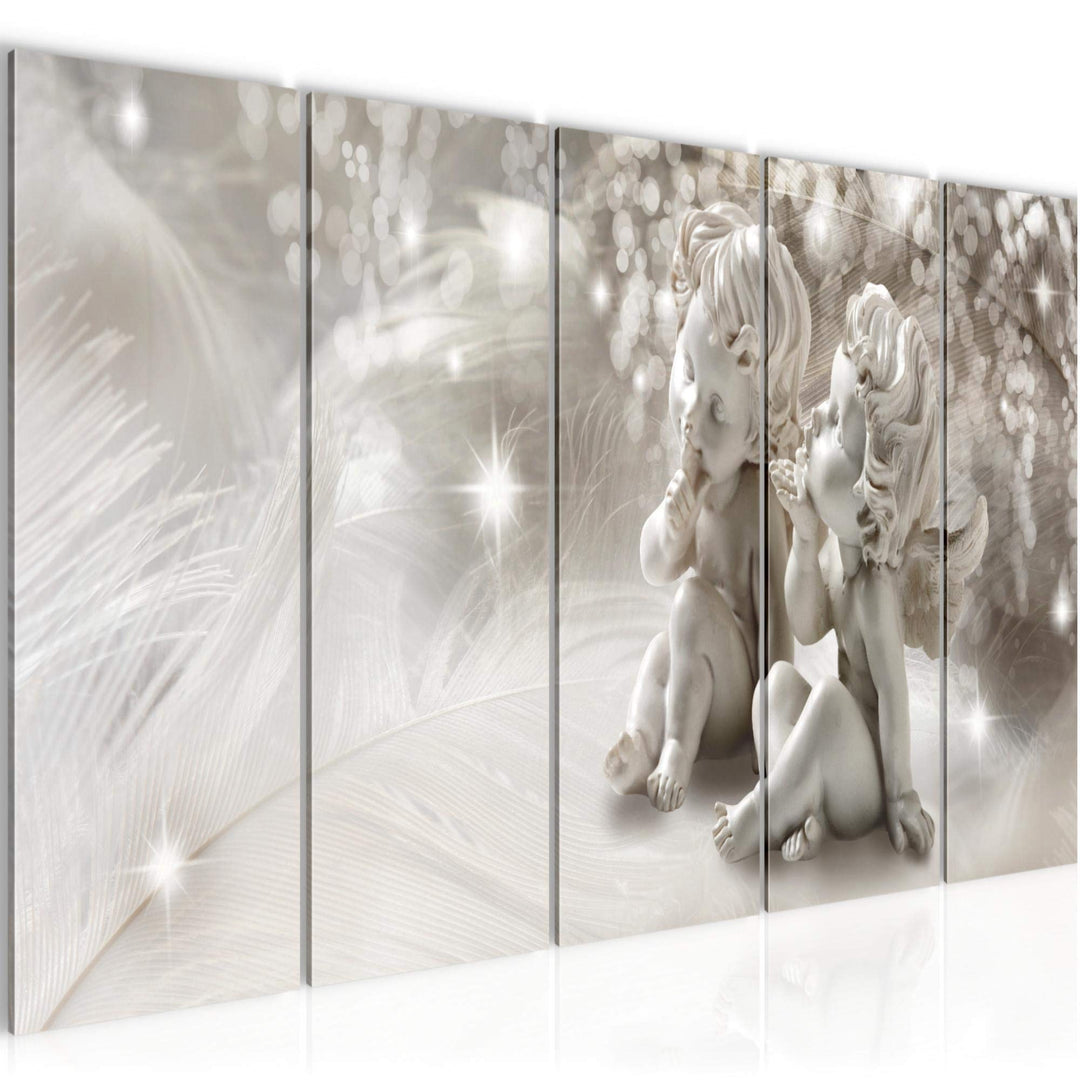 Runa Art Bild Engel Wandbilder auf Vlies Leinwand 5 Teilig Wanddekoration Wohnzimmer Schlafzimmer 02