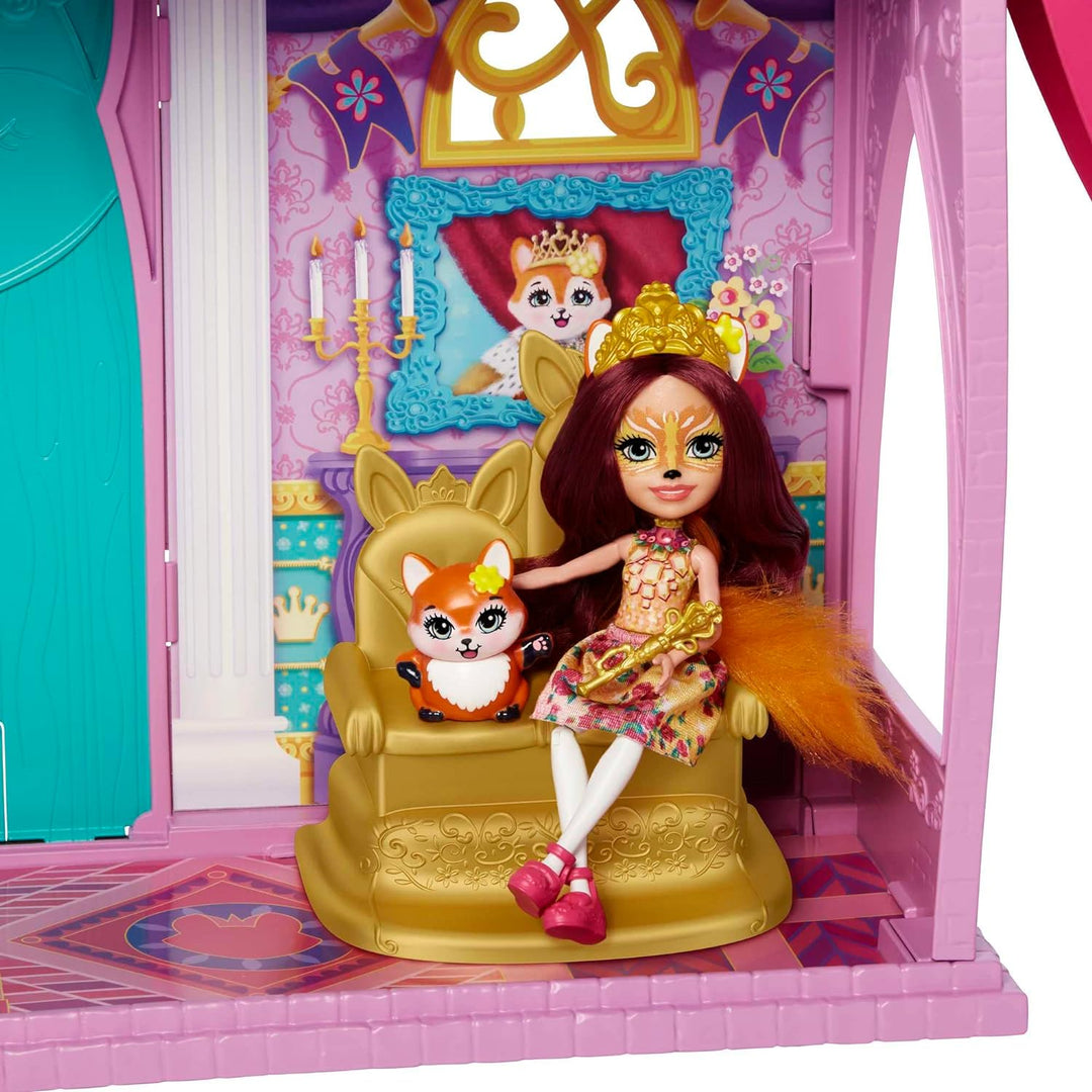 Enchantimals HCG59 - Royals Ballzauber Schloss (ca. 66 cm gross), 19 Teile, mit Felicity Fox & Flick