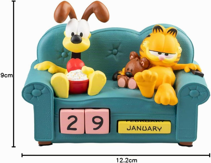 Grupo Erik Ewiger Kalender Garfield Figuren - 3D Kalender Tischkalender zum Aufstellen - Dauerkalend