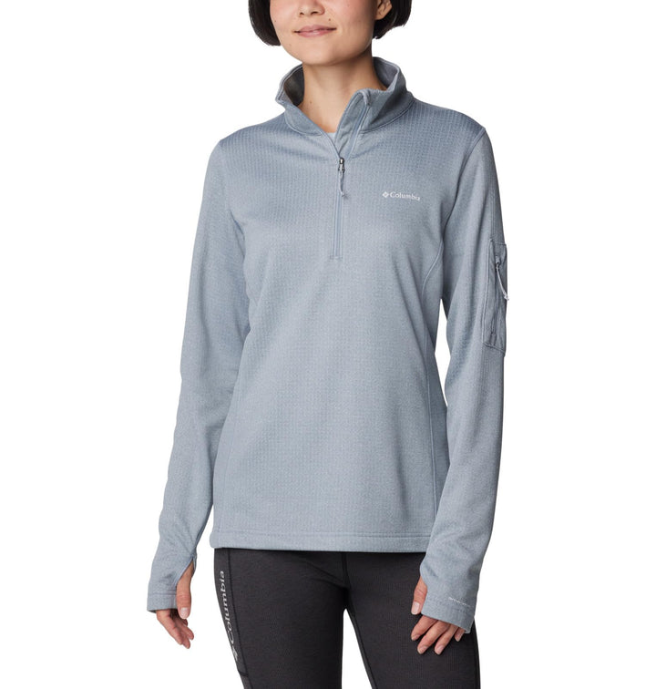 Columbia Damen Park View Grid Fleece 1X Cirrus Grau, 1X Cirrus Grau