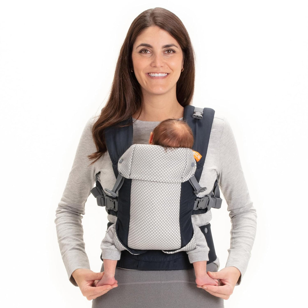 Beco Gemini Cool Babytrage Neugeborene ab Geburt bis Kleinkind - 4 Tragepositionen, Baby Trage, Baby