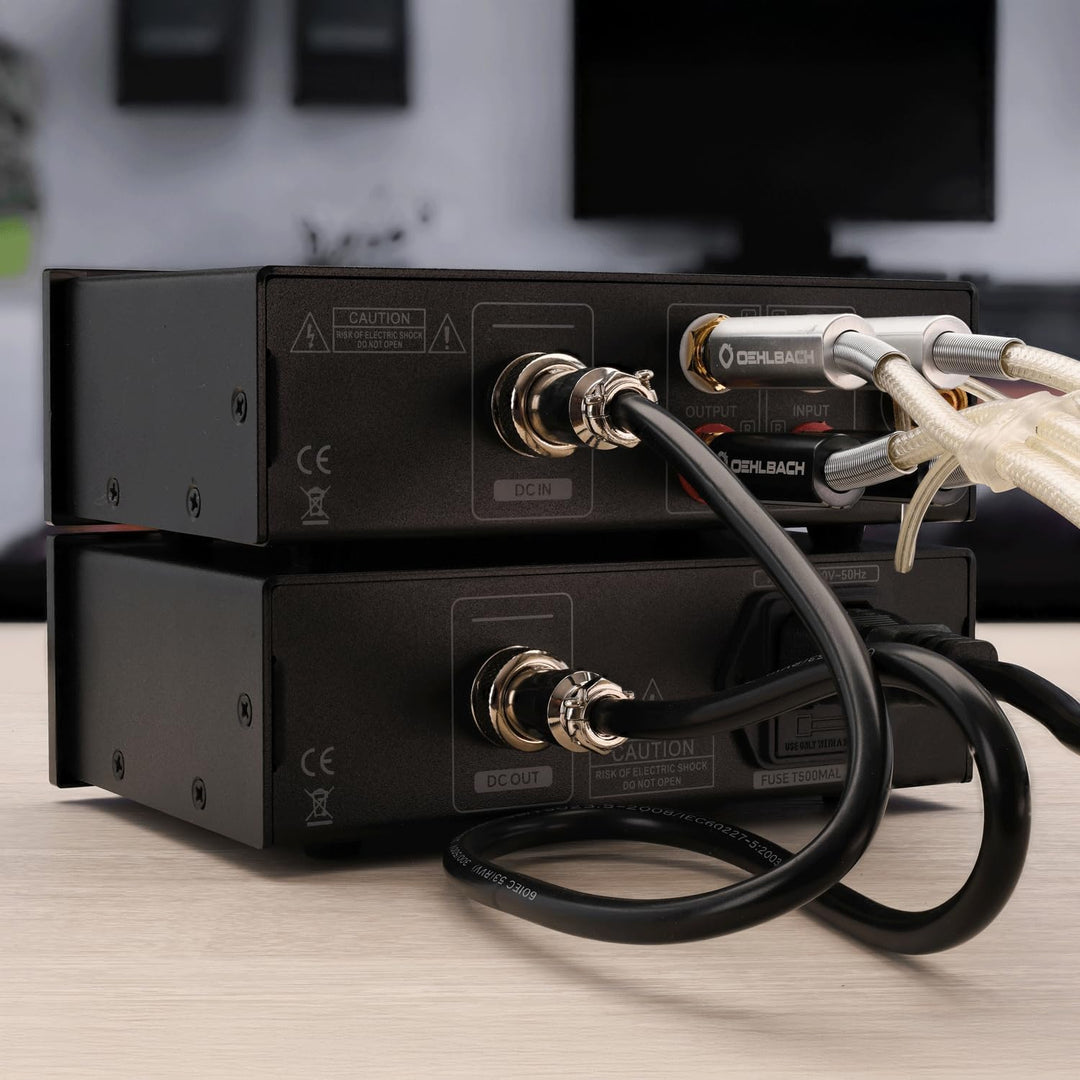 OEHLBACH Phono Vorverstärker MM & MC – Twin Amp Ultra Plattenspieler Preamp, Rauscharm & Verzerrungs