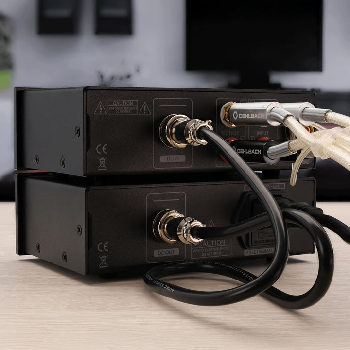 OEHLBACH Phono Vorverstärker MM & MC – Twin Amp Ultra Plattenspieler Preamp, Rauscharm & Verzerrungs