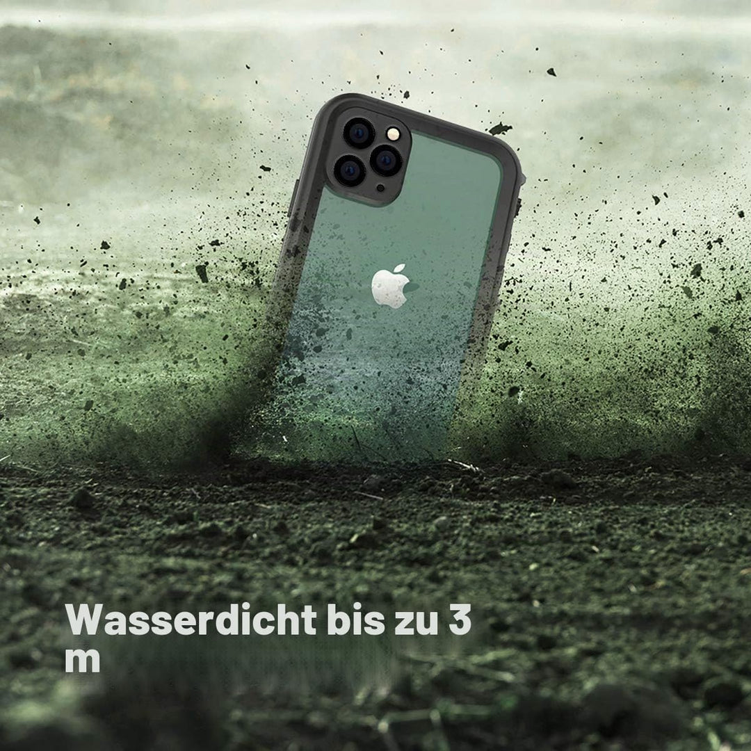 AICase wasserdichte Schutzhülle für Apple iPhone 11 Pro, IP68-zertifiziert, 360 °, wasserdicht, stos