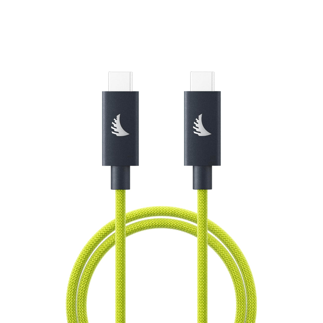 Angelbird USB-C 4.0 Solid Flex™ Cable Lime - 2 m - Full-Featured - für bis zu 40 Gb/s Datenübertragu