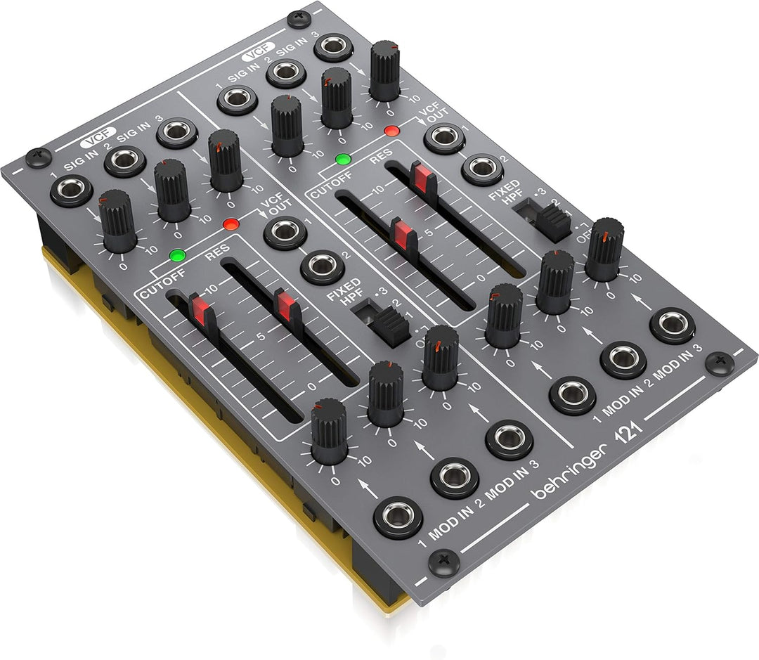 Behringer 121 DUAL VCF Legendäres analoges Dual-VCF-Modul für Eurorack, 121 DUAL VCF