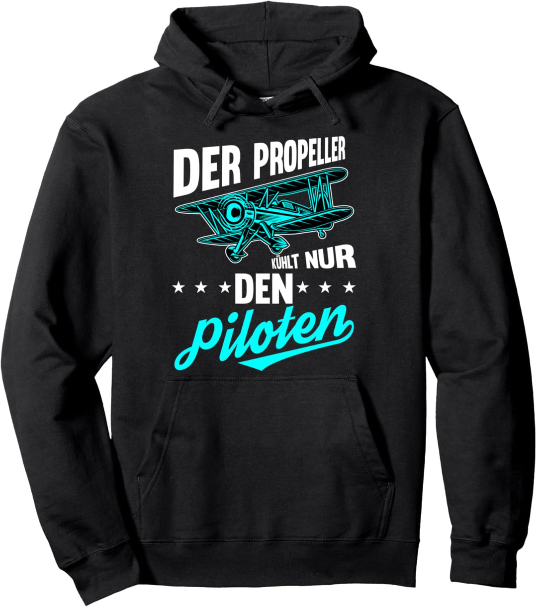 Pilot Flugzeug Sprüche Geschenk-Idee für Viel-Flieger I Pullover Hoodie