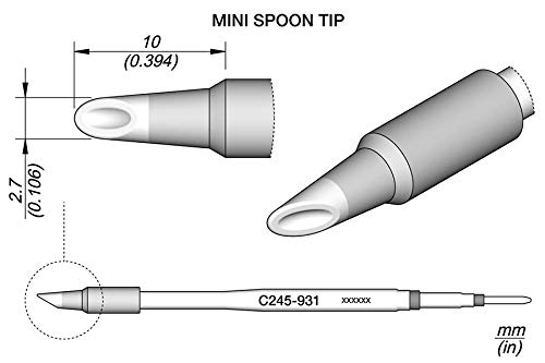 JBC Tools Lötspitze Lotdepotspitze Spitzen-Grösse 2.7mm Inhalt 1St.