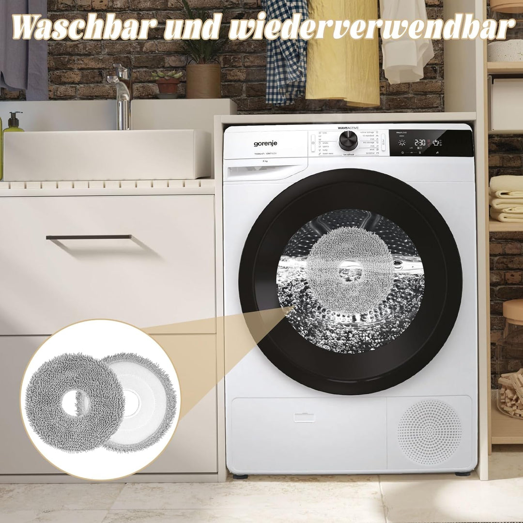 12 Stück Wischtücher für Dreame X50 / X40 / L20 Ultra Complete,L50 / L40 / X30 / L10 / L10s Pro Ultr