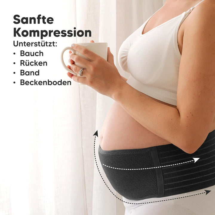 KeaBabies Bauchgurt Schwangerschaft - Weicher und atmungsaktiver schwangerschaftsgürtel - Bauchband