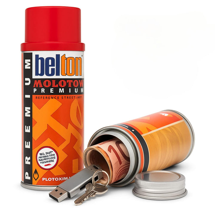 Weedness Dosen-Safe Geldversteck Spraydose - Dosentresor Versteckdose Geheimversteck Mini Tresor Str