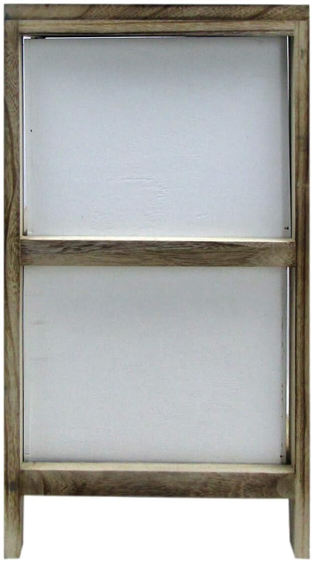 Rebecca Mobili Nachttisch Platzsparend, Kommode mit 3 Schubladen, Im Nordischen Stil, Holz, Hellbrau