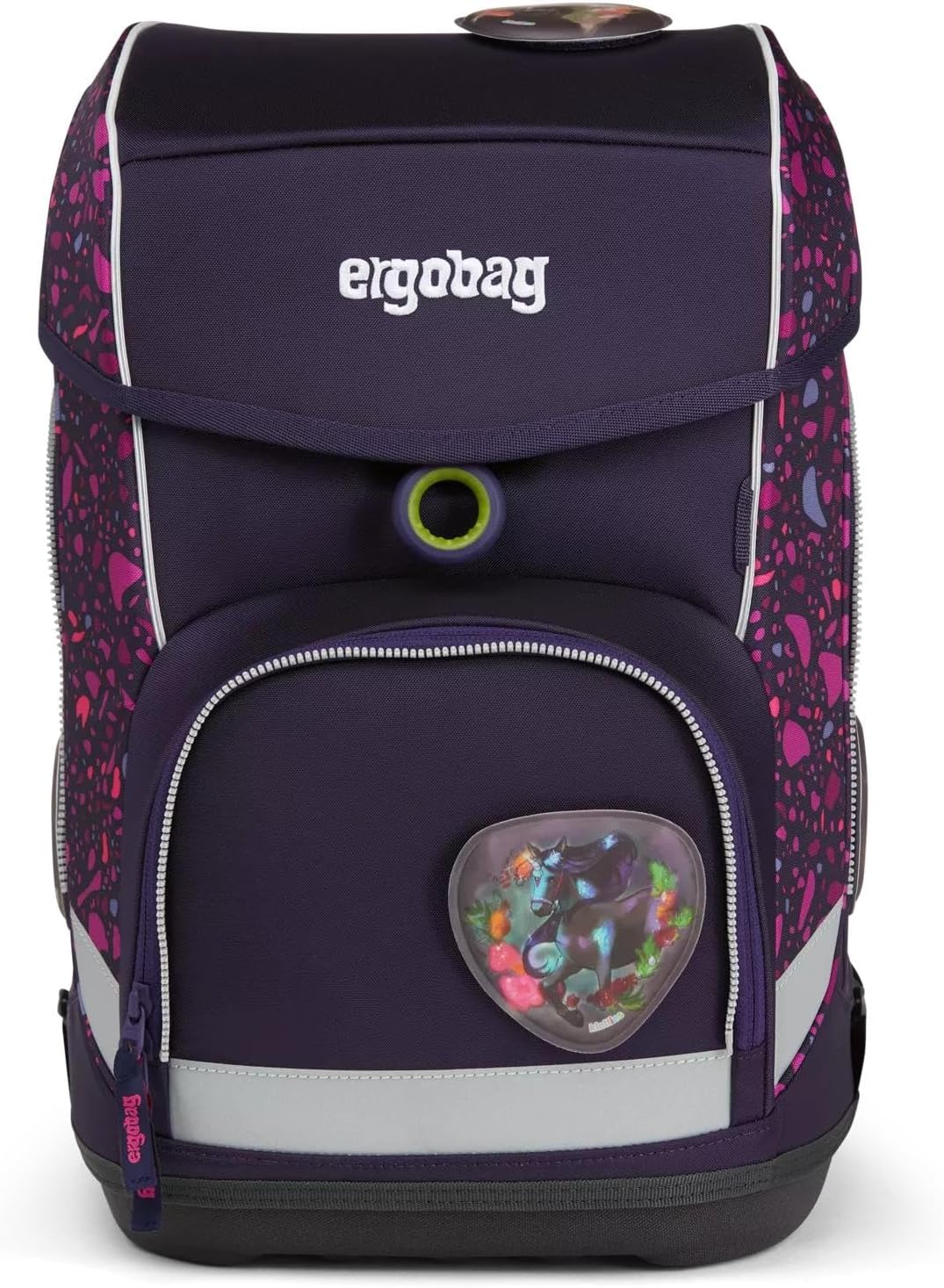 ergobag Unisex Kinder Prime School Backpack Set Rucksack (1er Pack) Einheitsgrösse Pferdeflüstbärer