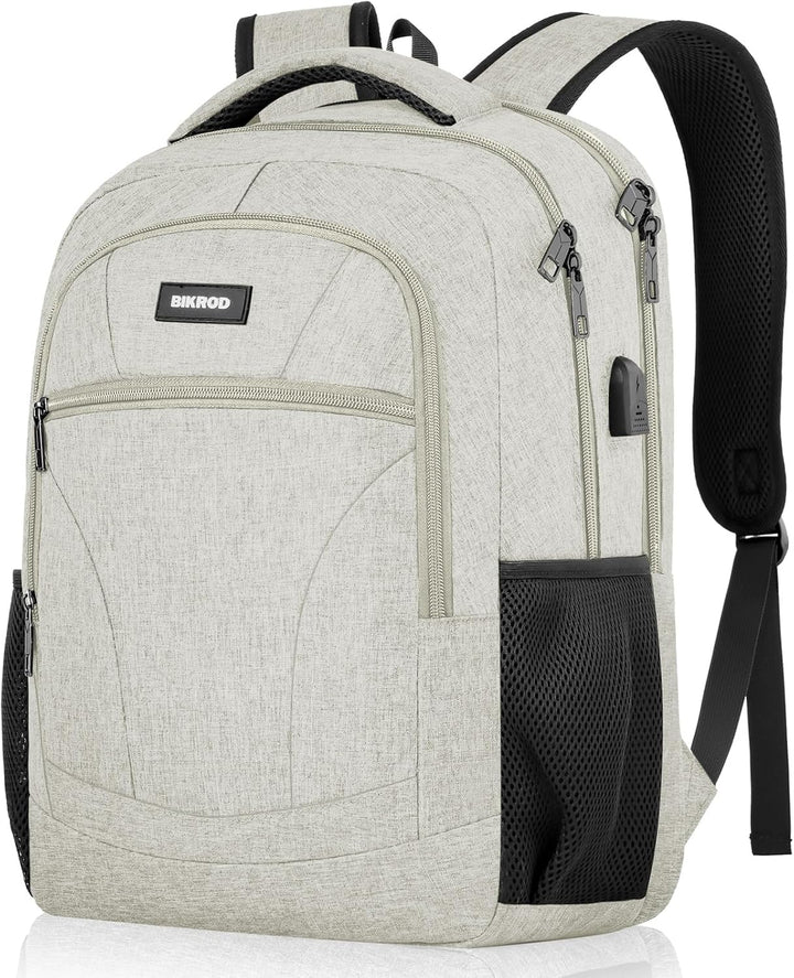 BIKROD Rucksack Herren und Damen, Schulrucksack Jungen Mädchen Teenager, 15.6 Zoll Laptop Arbeit Day