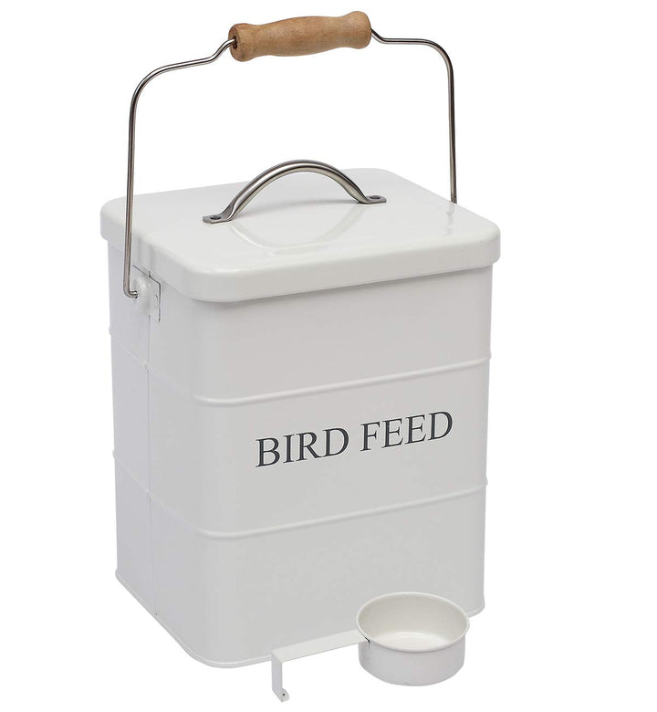 Geyecete Vorratsbehälter für Vogelfutter, Futtertonnen für Trockenfutter Mit Griff, luftdichter Behä