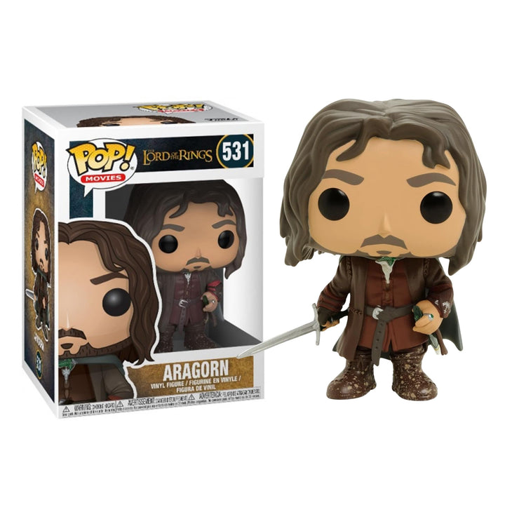 POP! Movies: The Lord of The Rings - Aragorn Vinyl Figure Standard Einheitsgrösse, Einheitsgrösse