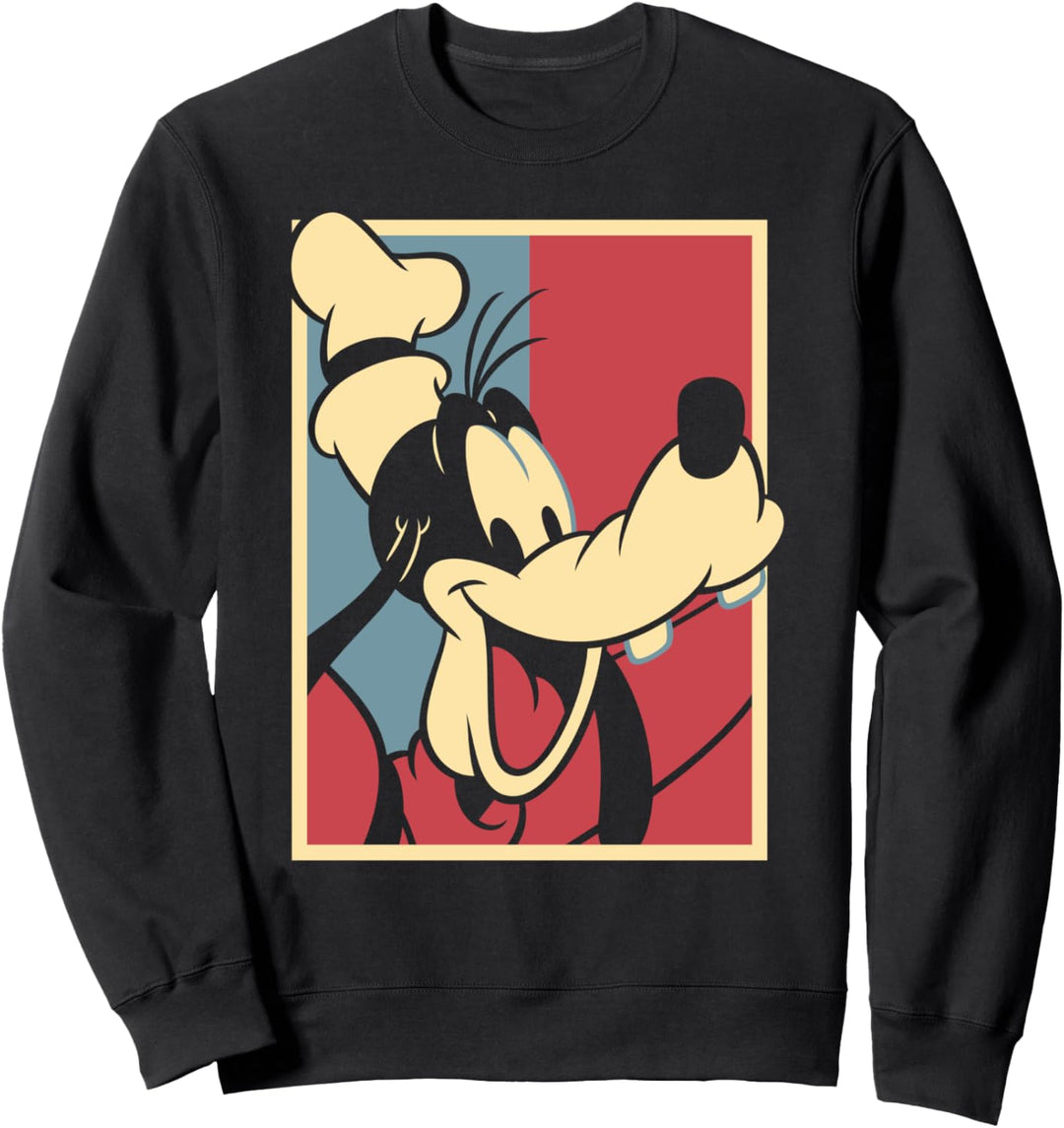 Disney Mickey & Friends Americana Goofy Red & Blue Pop Sweatshirt