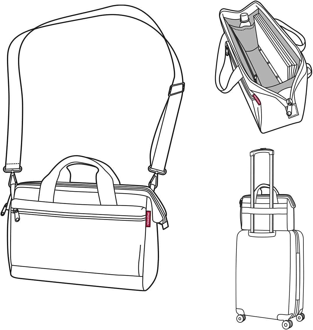 reisenthel Unisex Allrounder S Pocket Tasche (1er Pack) Einheitsgrösse Schwarz, Einheitsgrösse Schwa